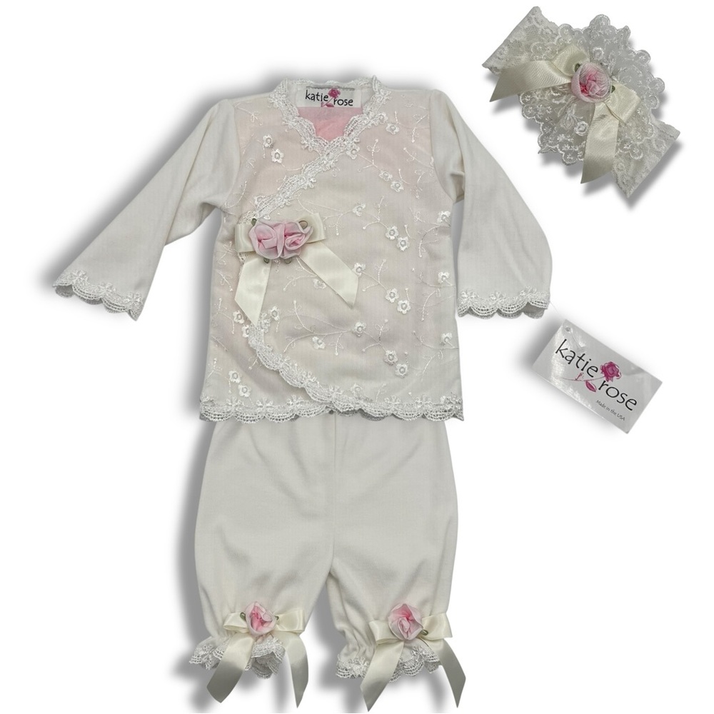 Katie rose ivory set 6 months